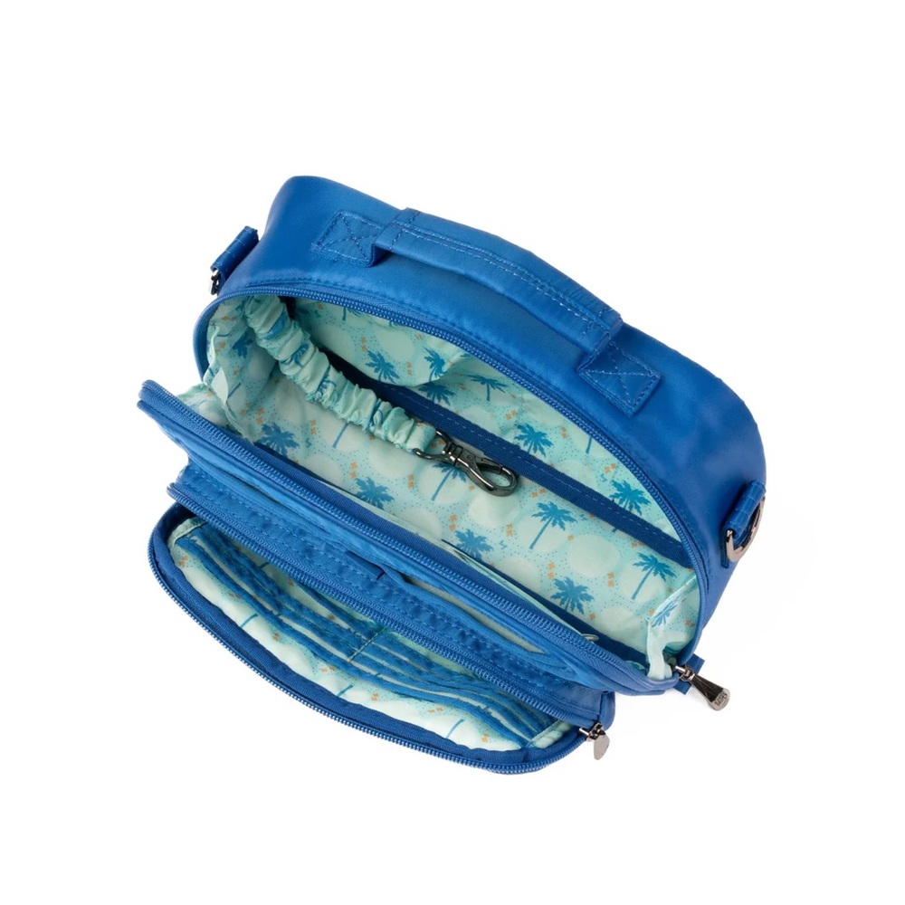 Lug Legacy Collection Carousel Crossbody Bag Azure Blue NWT - Picture 5 of 10